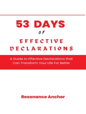 cover image of 53 Days of Effective Declarations